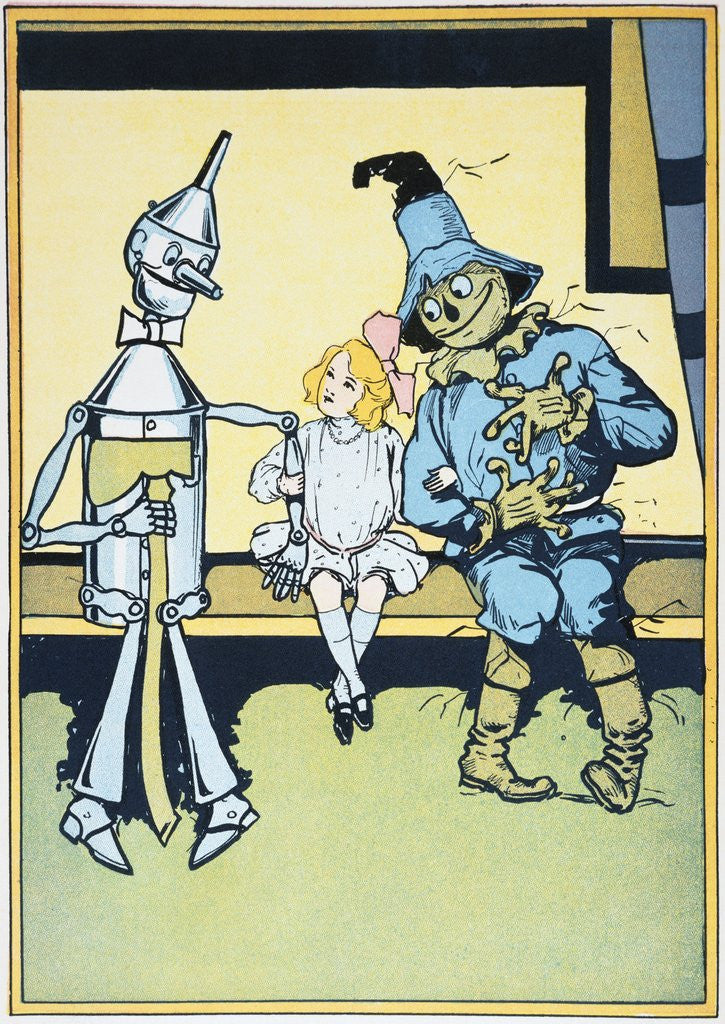 Detail of Ozma of Oz Illustration by John R. Neill