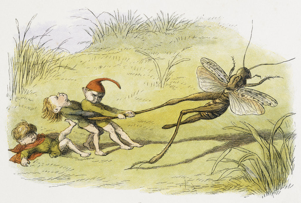 Detail of Cruel Elves Illustration by Richard Doyle