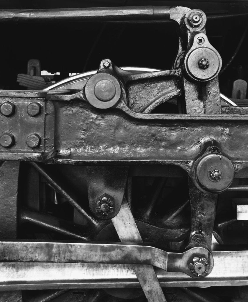 Detail of Baker Valve Gear, NN #40 from the Nevada Northern Series by Gordon Osmundson