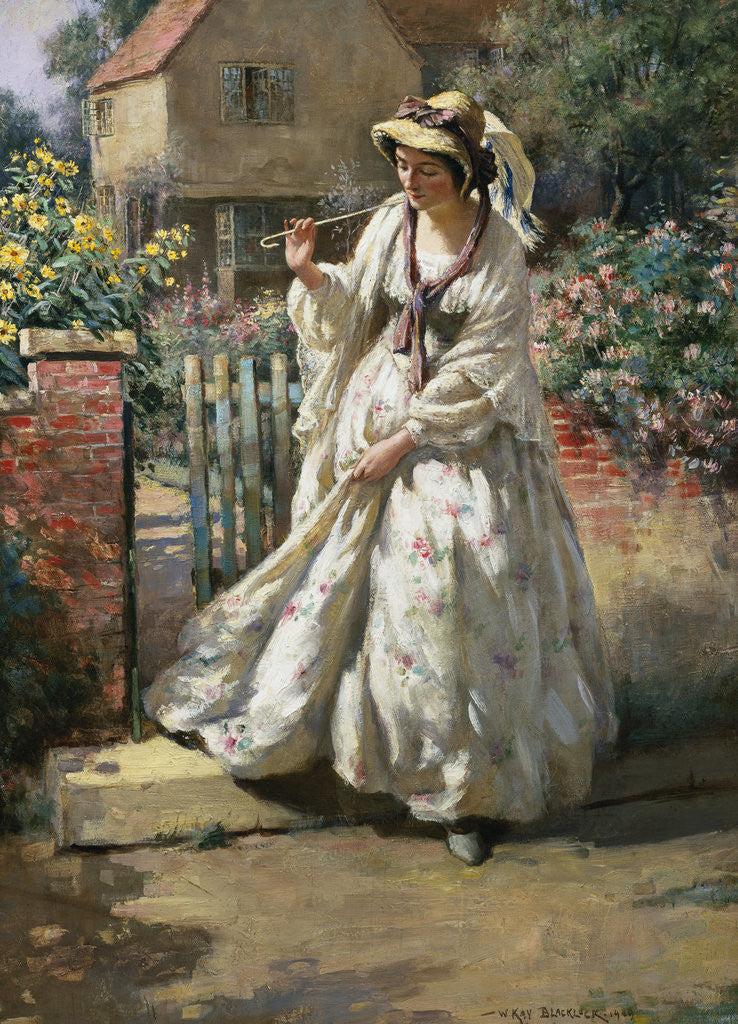 Detail of The Morning Walk by William Kay Blacklock