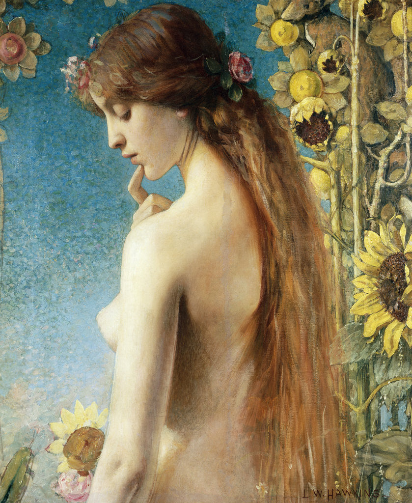 Detail of Clytie by Louis Welden Hawkins