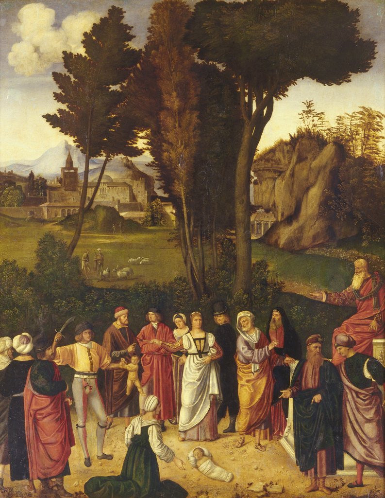 Detail of The Judgment of Solomon by Giorgione