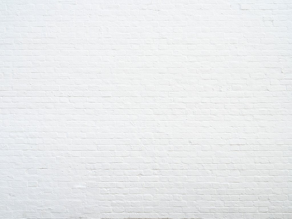 Detail of White brick wall by Assaf Frank