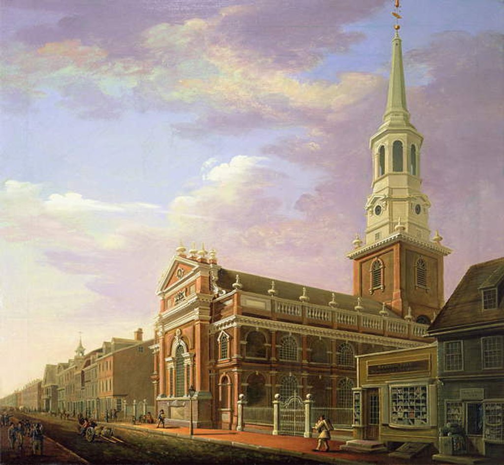 Detail of Christ Church, 1811 by William Strickland