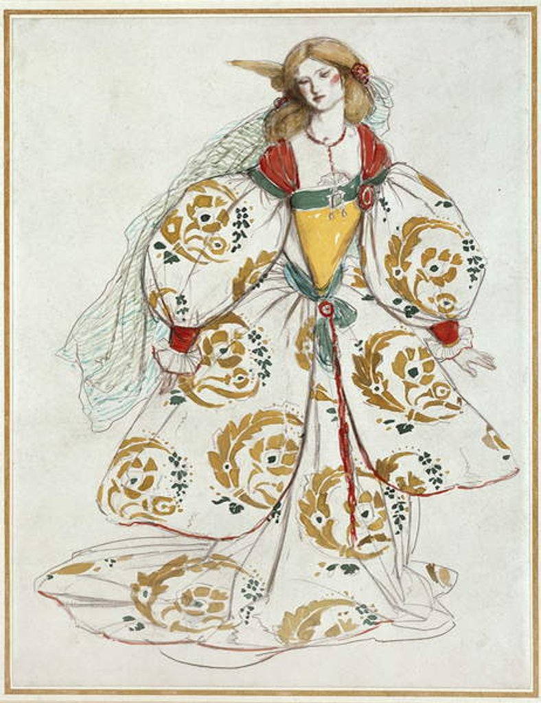 Detail of Costume Design by Charles Ricketts