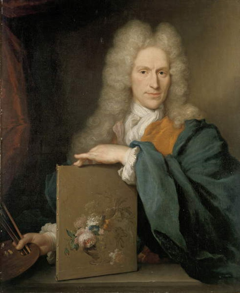 Detail of Jan van Huysum, c.1710 by Arnold Boonen