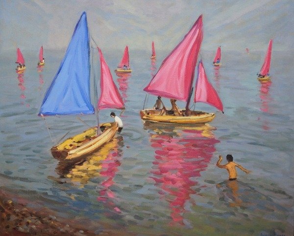 Detail of Sailing school, Bognor Regis, 2012 by Andrew Macara