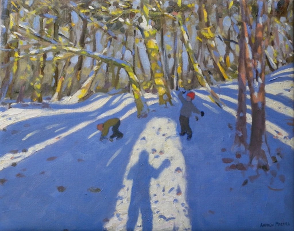 Detail of Winter Elvaston Castle, 2008 by Andrew Macara