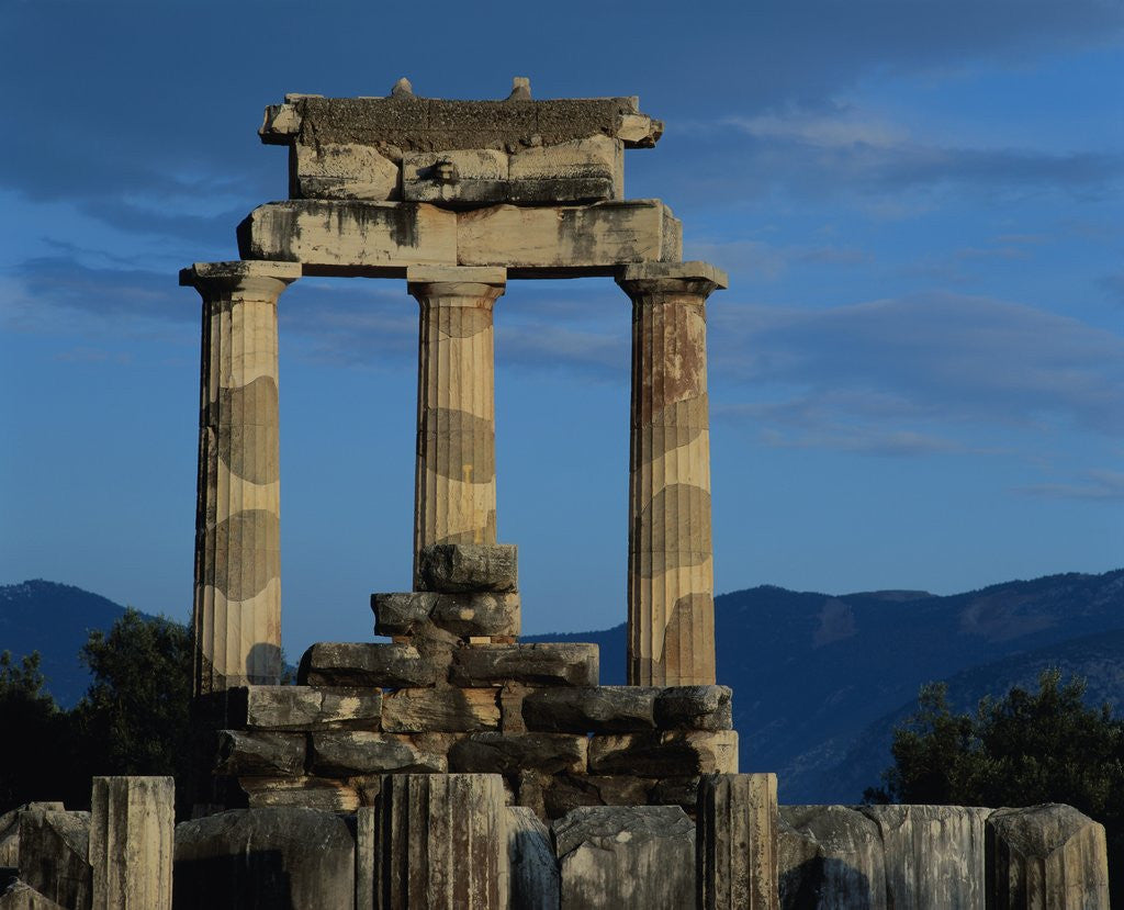 Detail of Temple of Tholos in the Sanctuary of Athena by Corbis