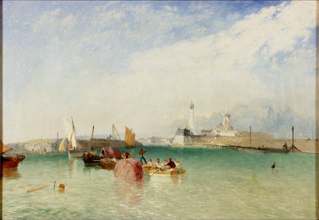 Detail of The Harbour, Littlehampton by James Baker Pyne