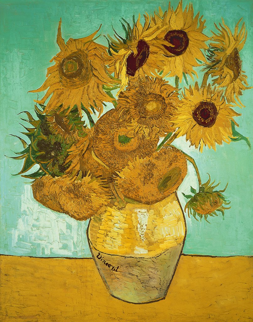 Detail of Sunflowers, 1888 by Vincent van Gogh