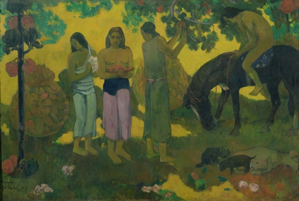 Detail of Rupe Rupe, 1899 by Paul Gauguin