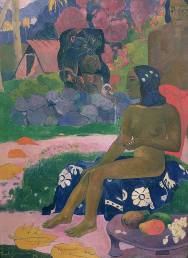 Detail of Vairaumati Tei Oa (Her Name is Vairaumati) by Paul Gauguin