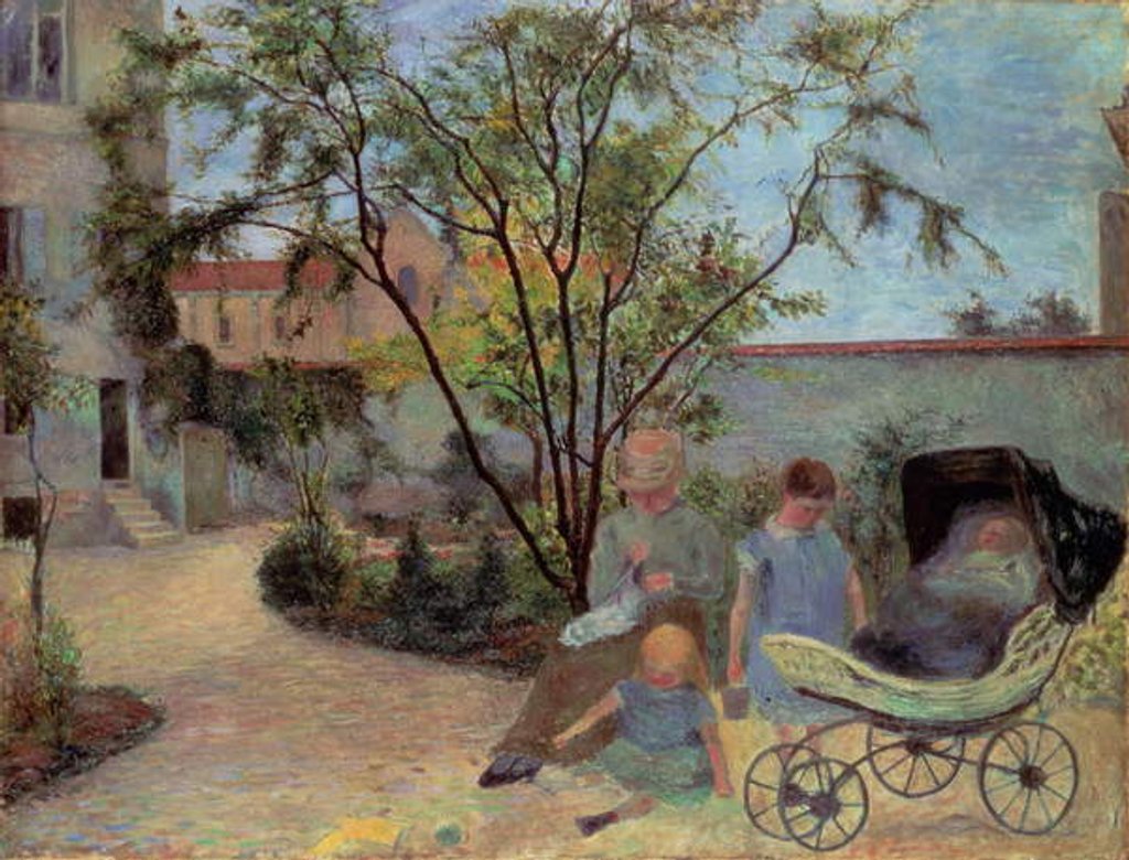 Detail of Figures in a Garden, c.1881 by Paul Gauguin