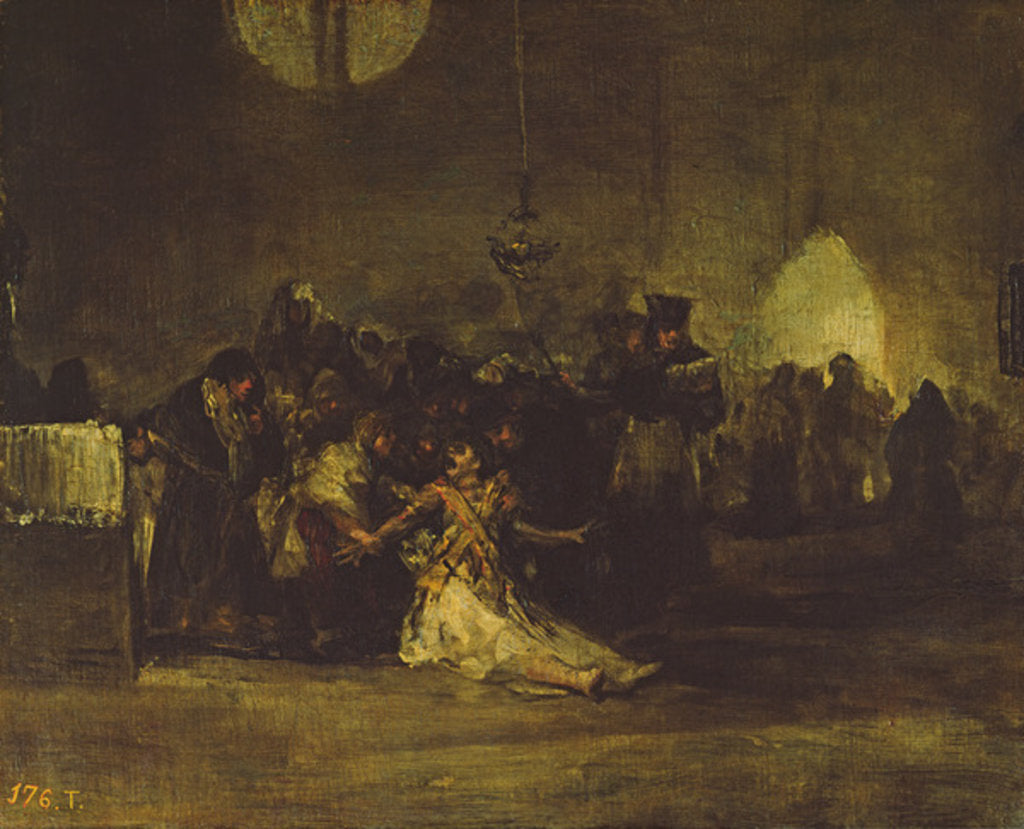 Detail of The Exorcism by Francisco Jose de Goya y Lucientes