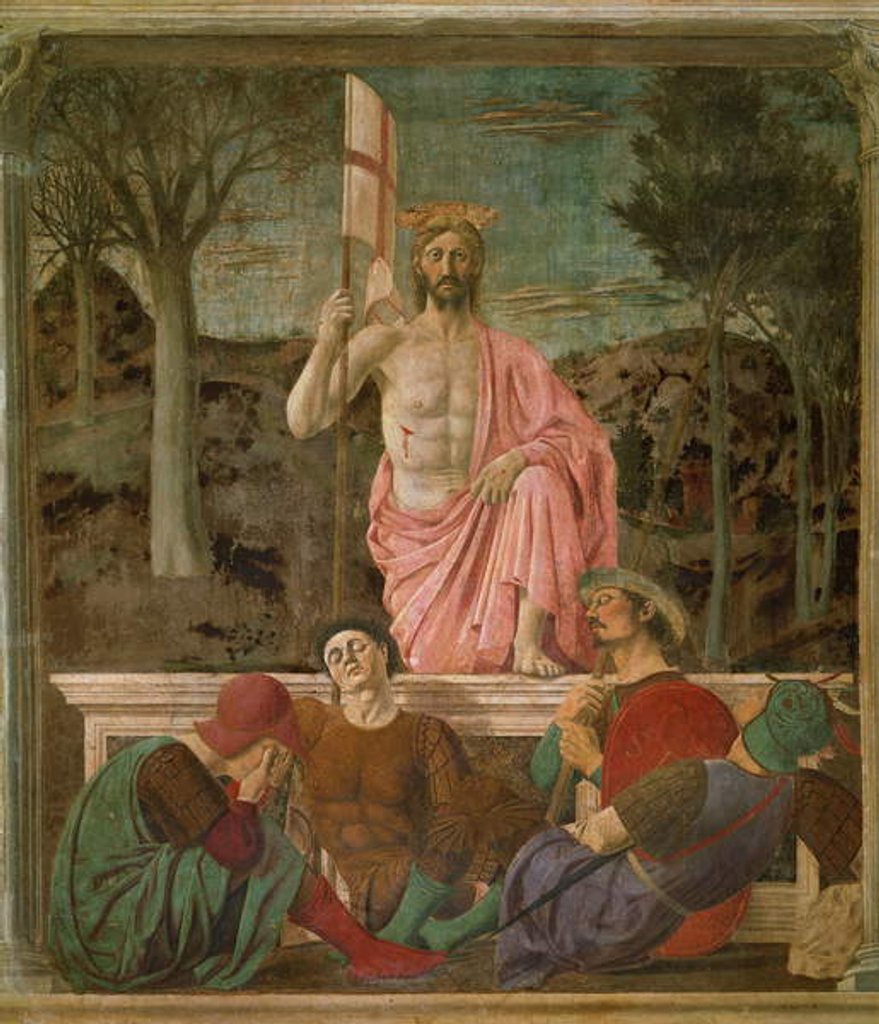 Detail of The Resurrection, c.1463 by Piero della Francesca