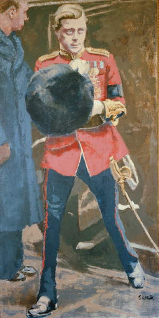 Detail of Edward VIII as a Welsh Guard by Walter Richard Sickert