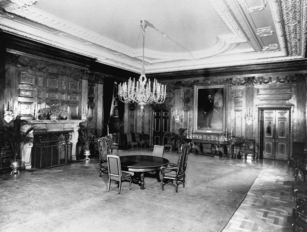 Detail of White House Dining Room by Corbis