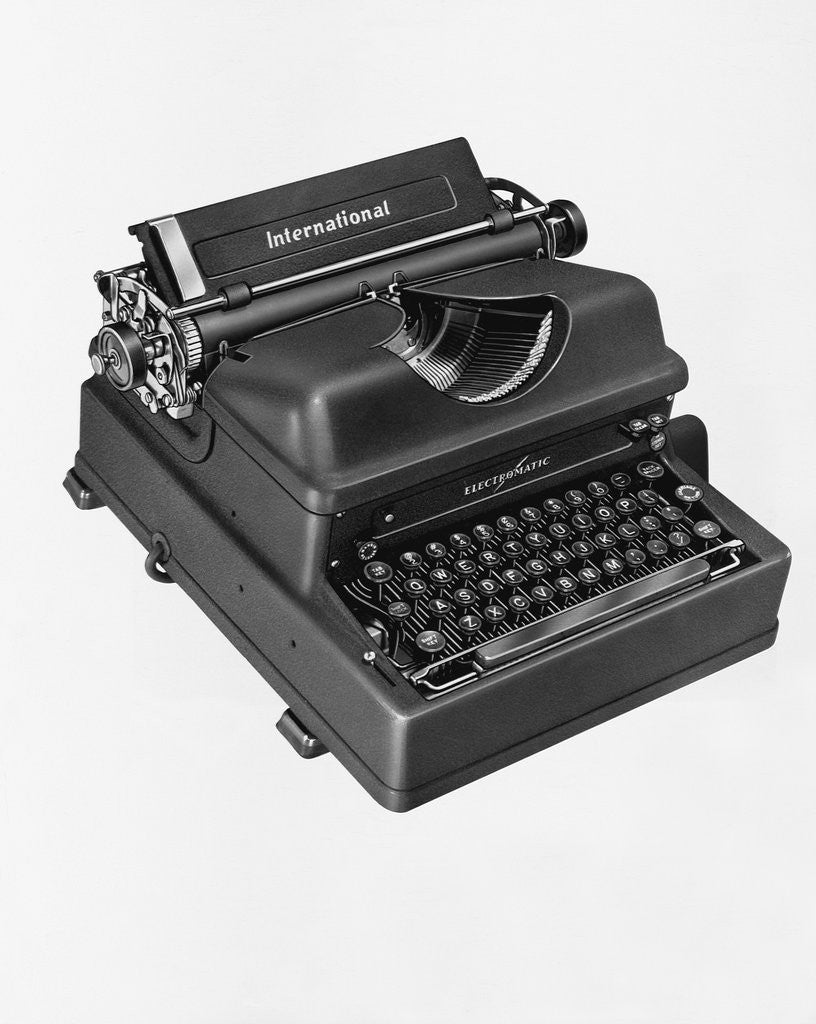 Detail of Early IBM Electric Typewriter by Corbis