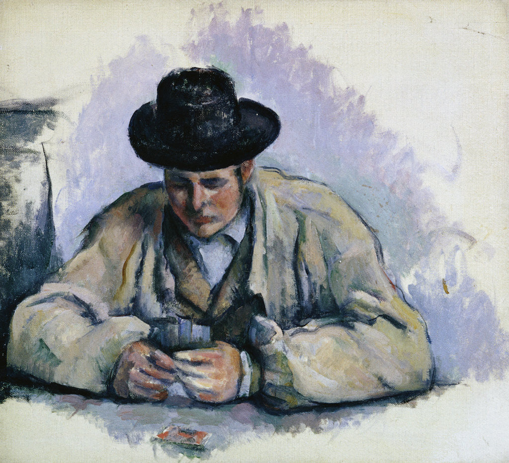 Detail of Study for The Cardplayers by Paul Cezanne