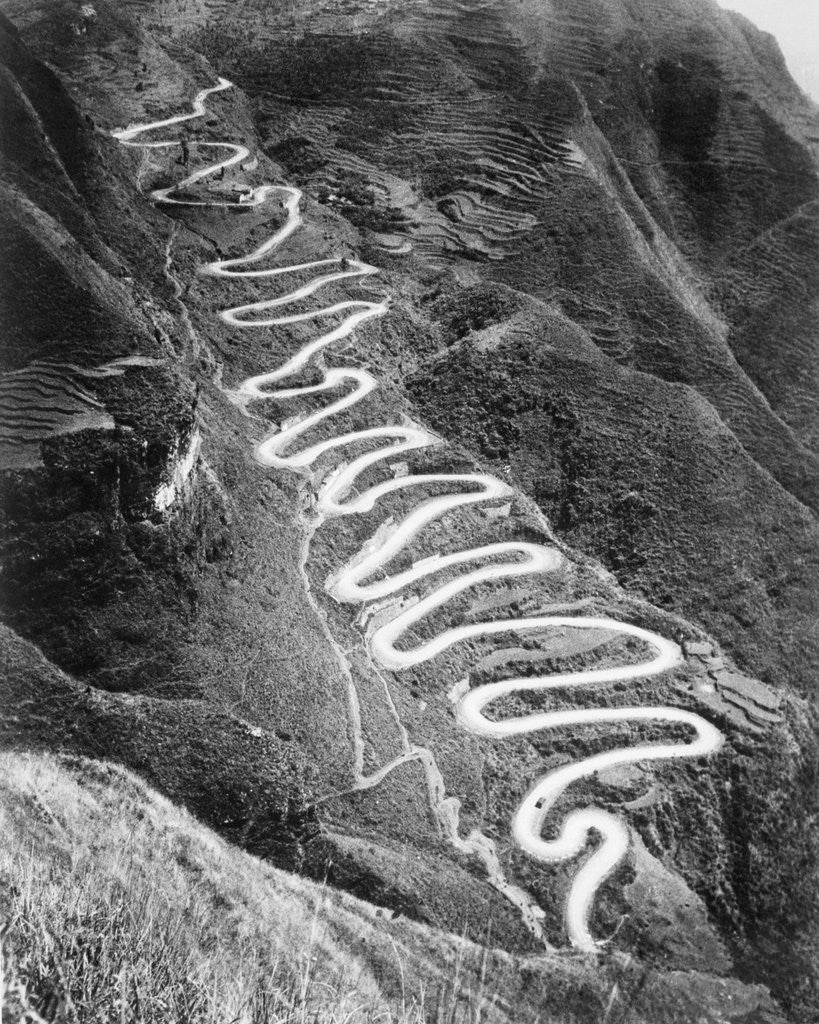 Detail of The Burma Road by Corbis