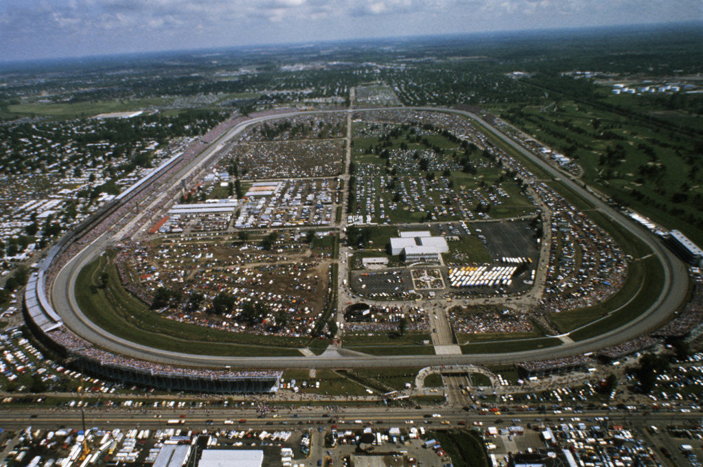 Detail of Aerial View Of Indianapolis Speedway by Corbis