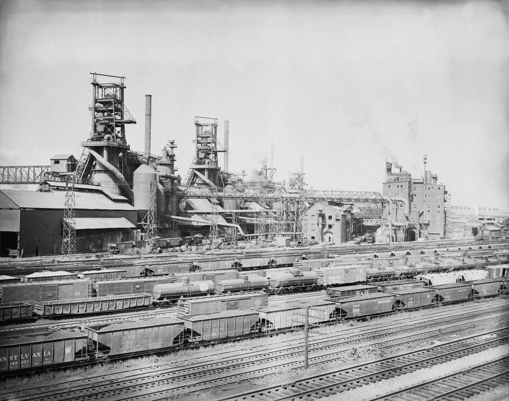 Detail of Steel Mill In Youngstown Ohio by Corbis