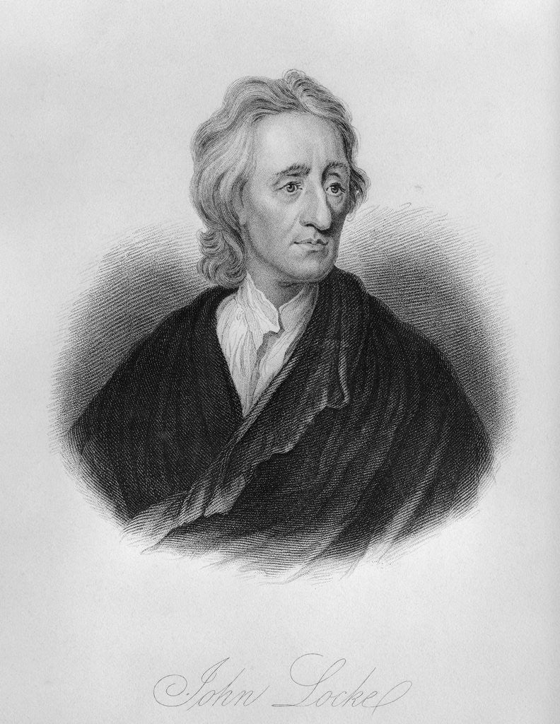 Detail of Portrait Of Philosopher John Locke by Corbis