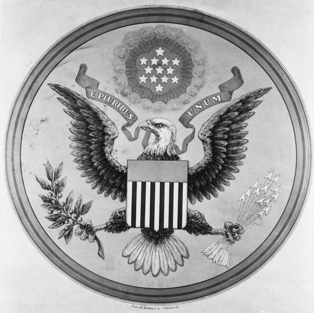 Detail of The Great Seal Of The United States by Corbis