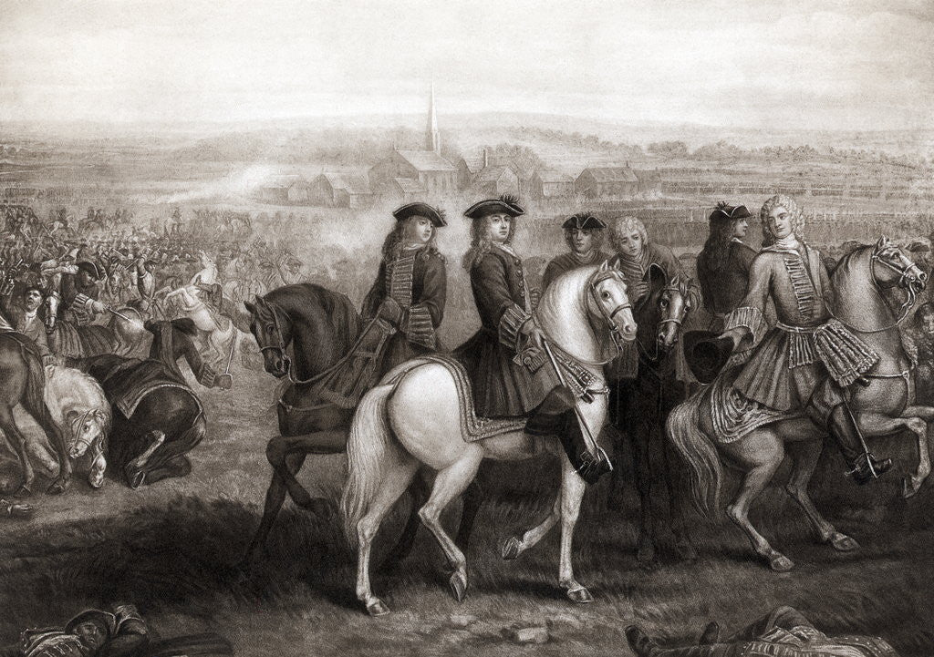 Detail of Painting Of Battle Of Blenheim by Corbis