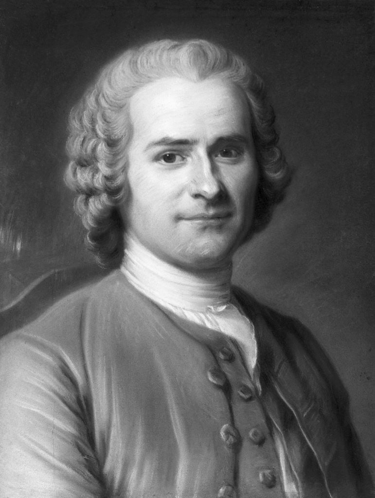 Detail of Portrait Of Jean Jacques Rousseau by Corbis