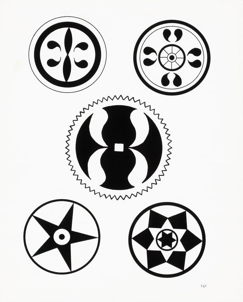 Detail of Illustration Of Hex Symbols by Corbis