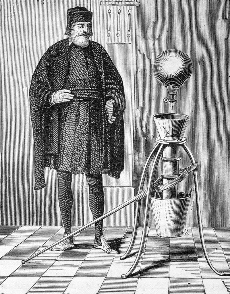 Detail of Otto Von Guericke'S Original Air Pump by Corbis