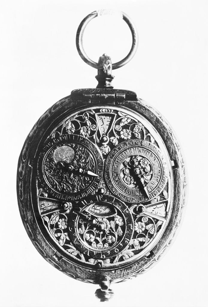 Detail of 17th-Century German Calendar Watch by Corbis