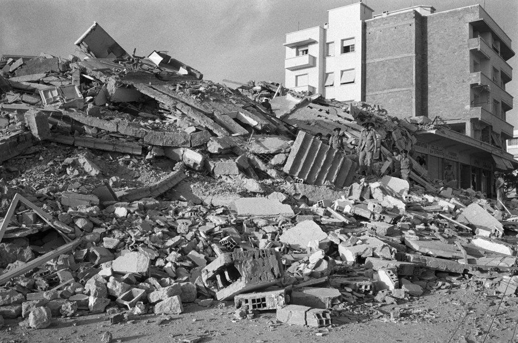 Detail of Earthquake Damage in Agadir, Morocco by Corbis