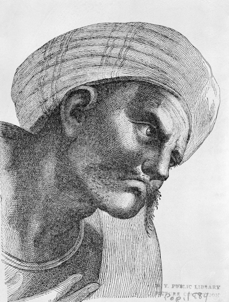 Detail of Portrait Of Ibn Rushd (Averroes) by Corbis