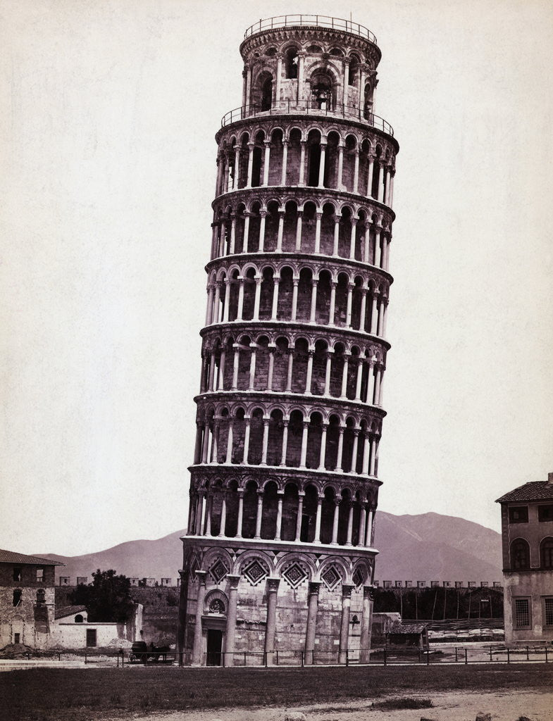 Detail of Leaning Tower of Pisa by Corbis