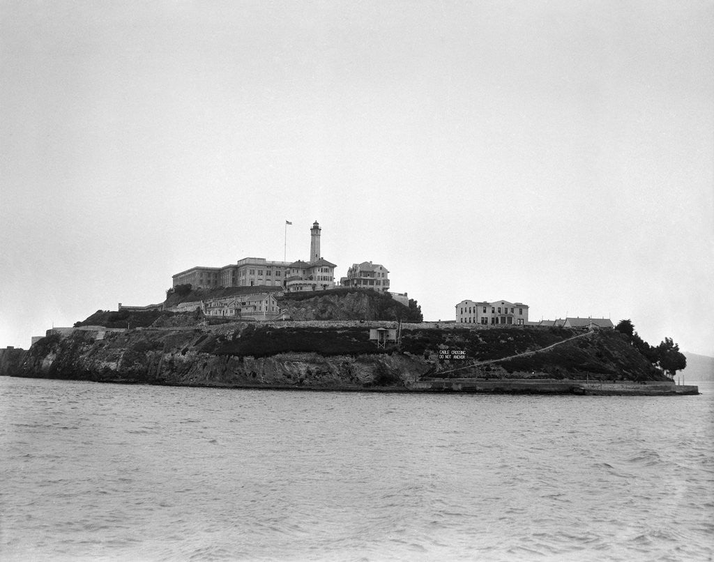 Detail of Alcatraz Island from Sea Level by Corbis