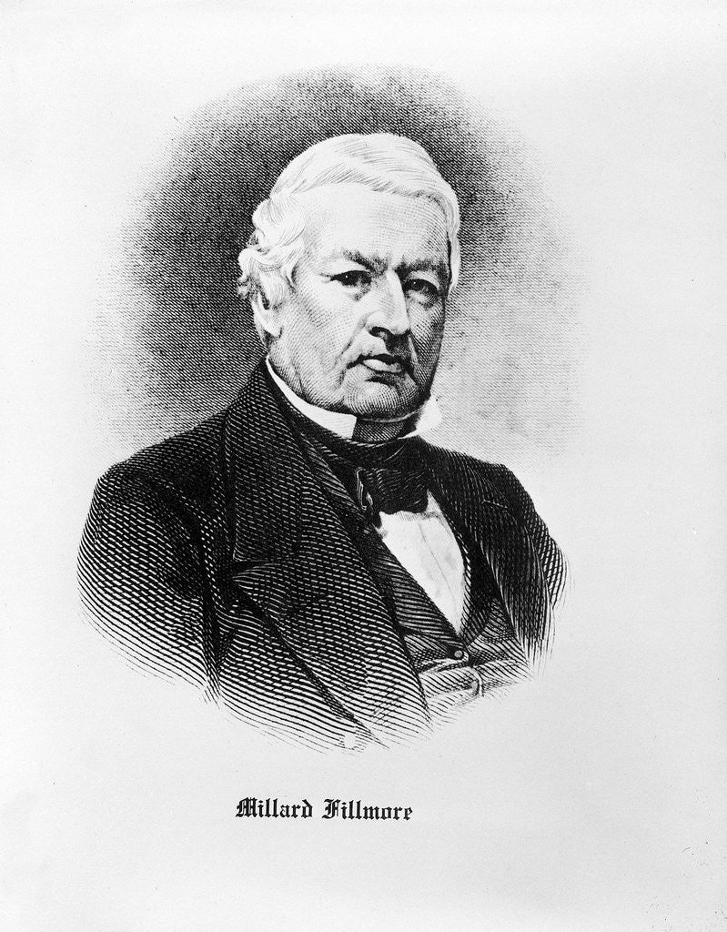 Detail of Bust Portrait Of Millard Fillmore by Corbis