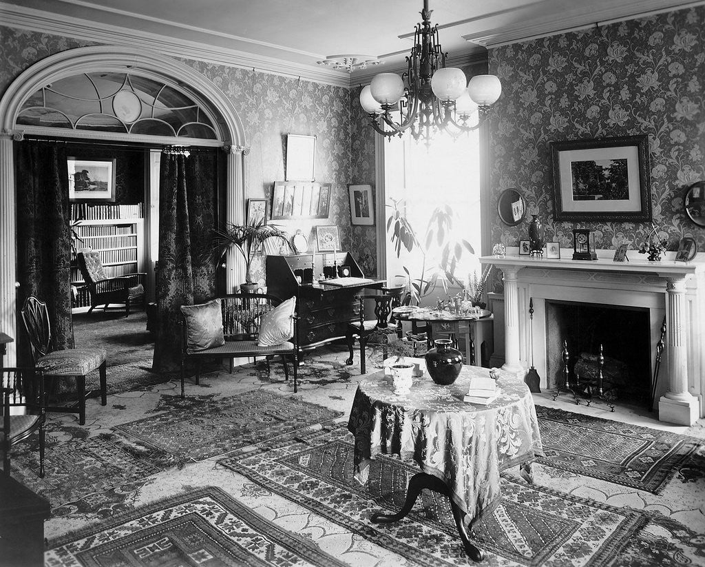 Detail of Interior Of Turn Of Century Living Room by Corbis