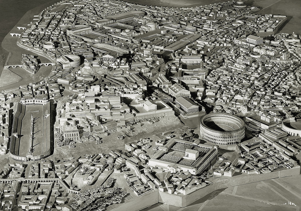 Detail of Scale Model Of Ancient Rome by Corbis