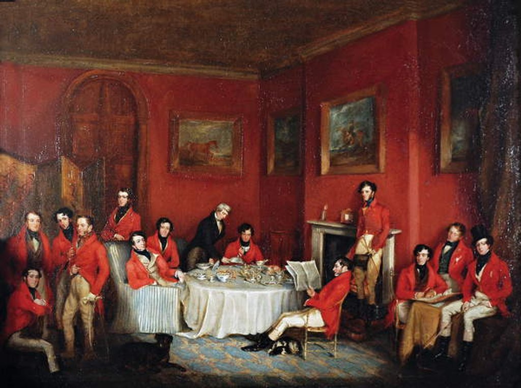 Detail of The Melton Hunt Breakfast by Francis Grant