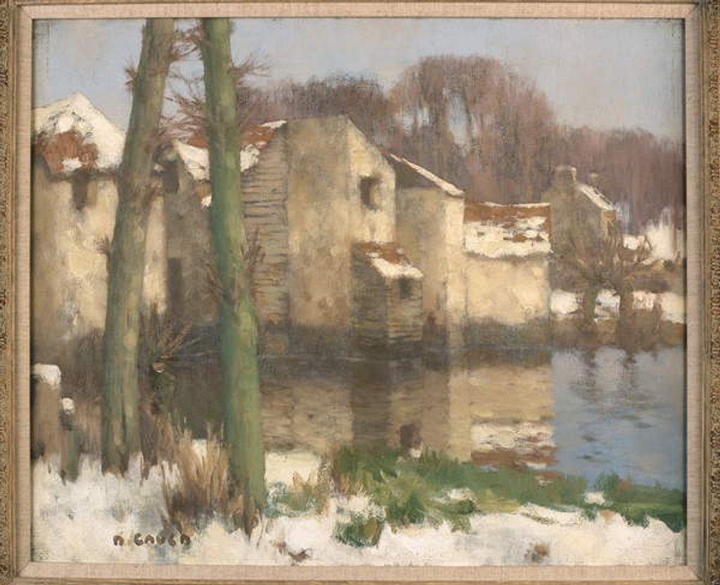 Detail of Winter in Normandy by David Gauld