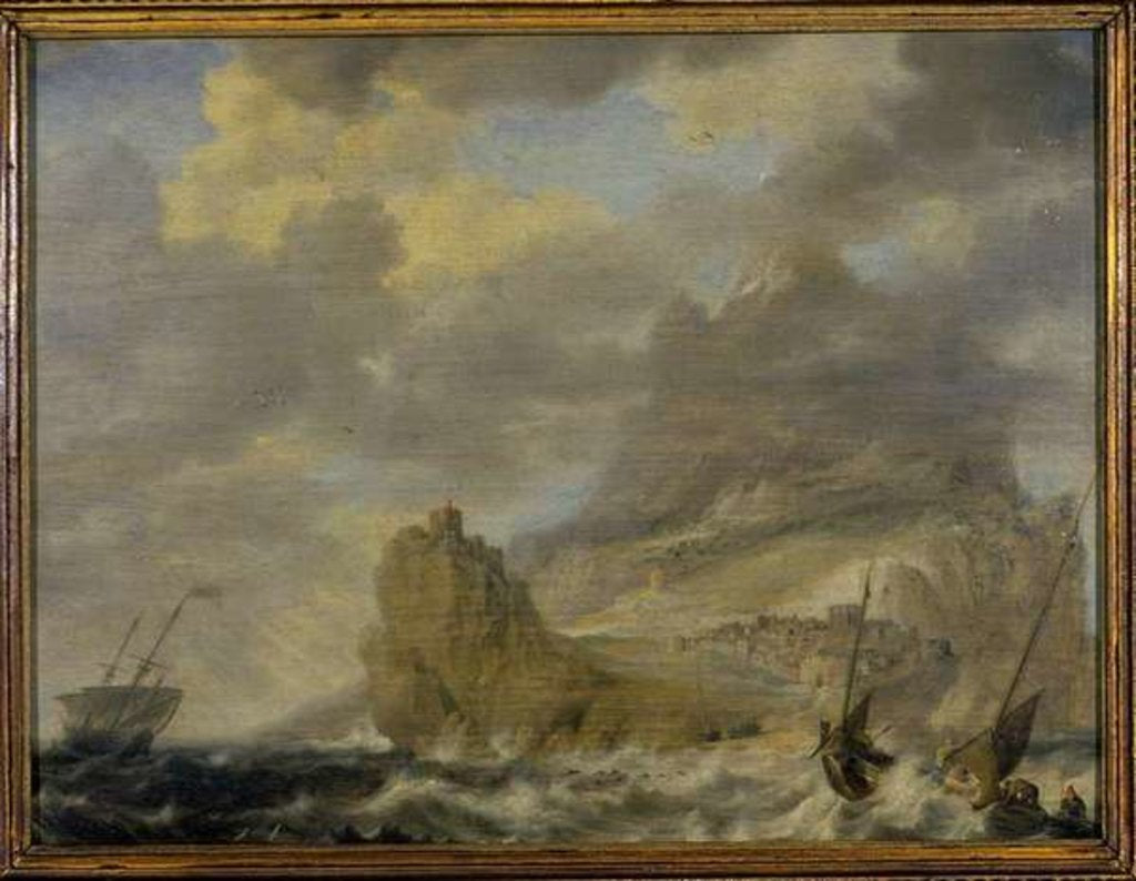 Detail of The Harbour from Tenerife by Bonaventura Peeters