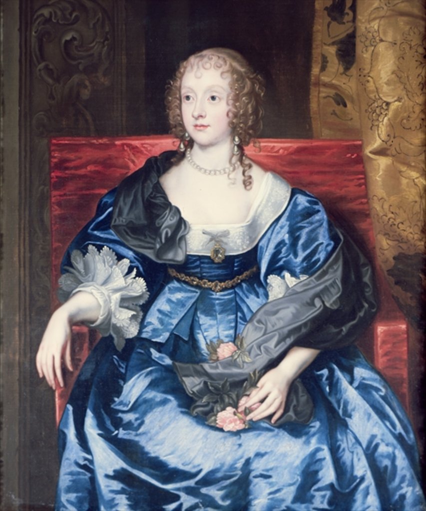 Detail of Lady Anne Cecil by Anthony van Dyck