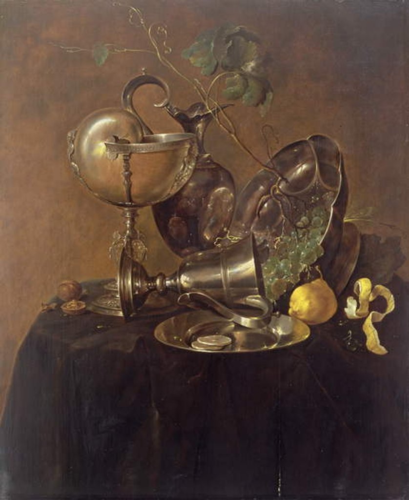 Detail of Still Life with a Nautilus Cup, 1632 by Jan Davidsz. de Heem