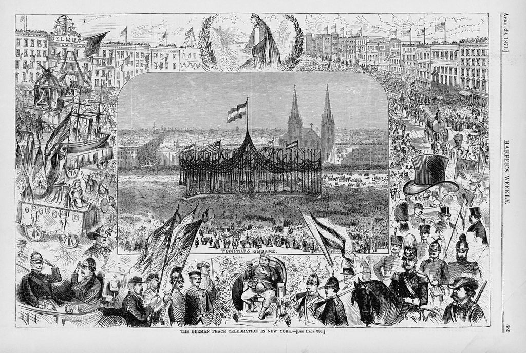 Detail of Celebrating the End of the Franco-Prussian War by Corbis