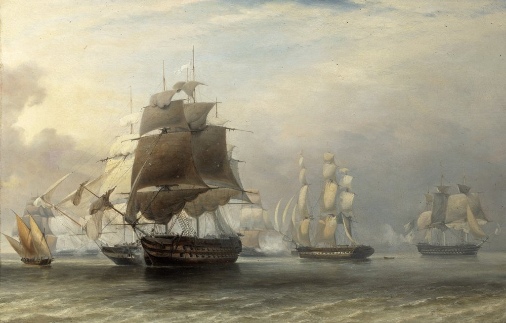 Detail of The Last of the Sailing Frigates by Anonymous