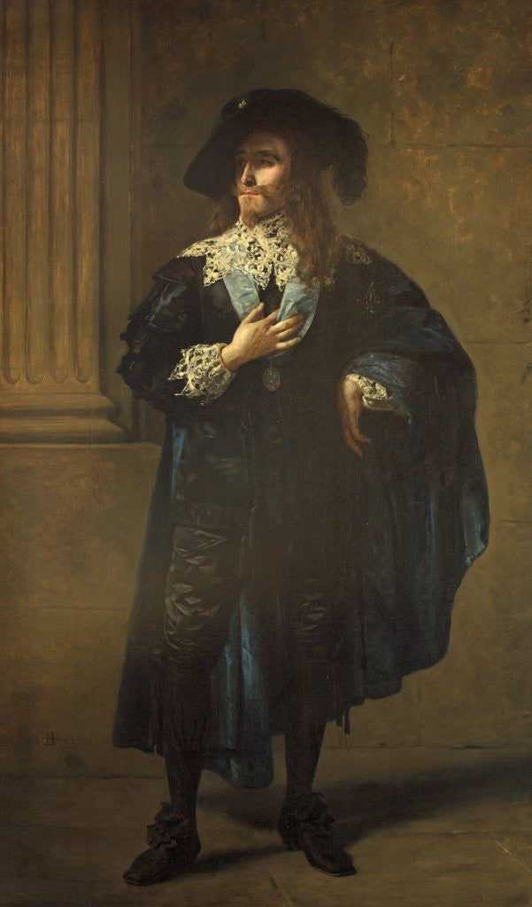 Detail of Henry Irving as Charles I by James Archer