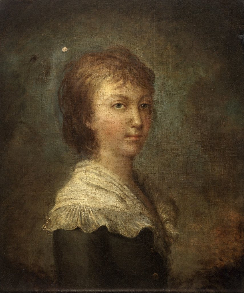 Detail of Portrait of a Young Boy Possibly C. Bevington by Anonymous